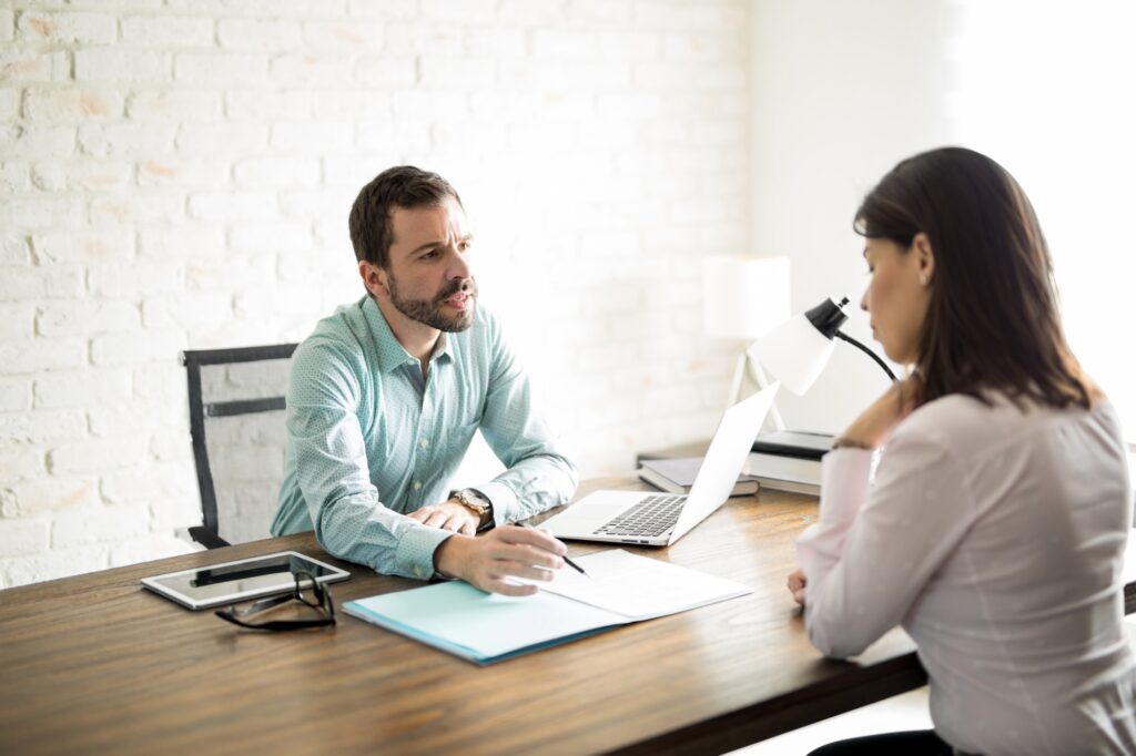 Explaining terms and conditions to client